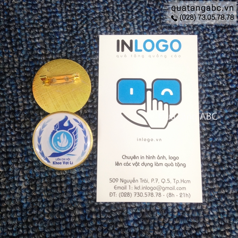 Huy hiệu kim loại hội sinh viên Việt Nam đặt làm tại INLOGO