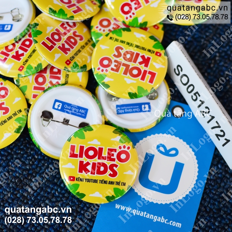 INLOGO làm huy hiệu cho kênh youtube tiếng Anh trẻ em Lioleo Kids