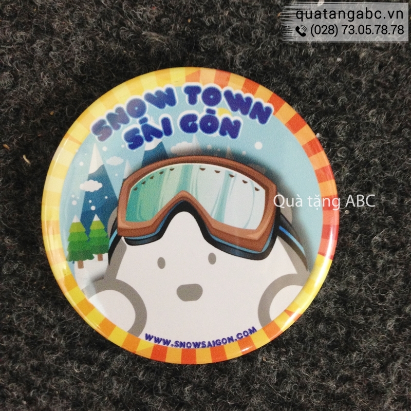 INLOGO làm huy hiệu cho trung tâm giải trí Snow Town Sài Gòn