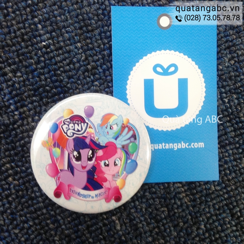 Logo cài áo phim hoạt hình Little Pony đặt làm tại INLOGO.